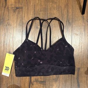 All In Motion Leopard Energy Sports Bra Size M NWT